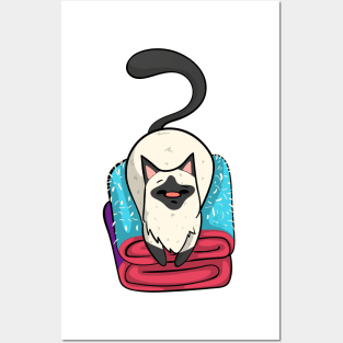 Siamese Cat - Fur Shedder Posters and Art